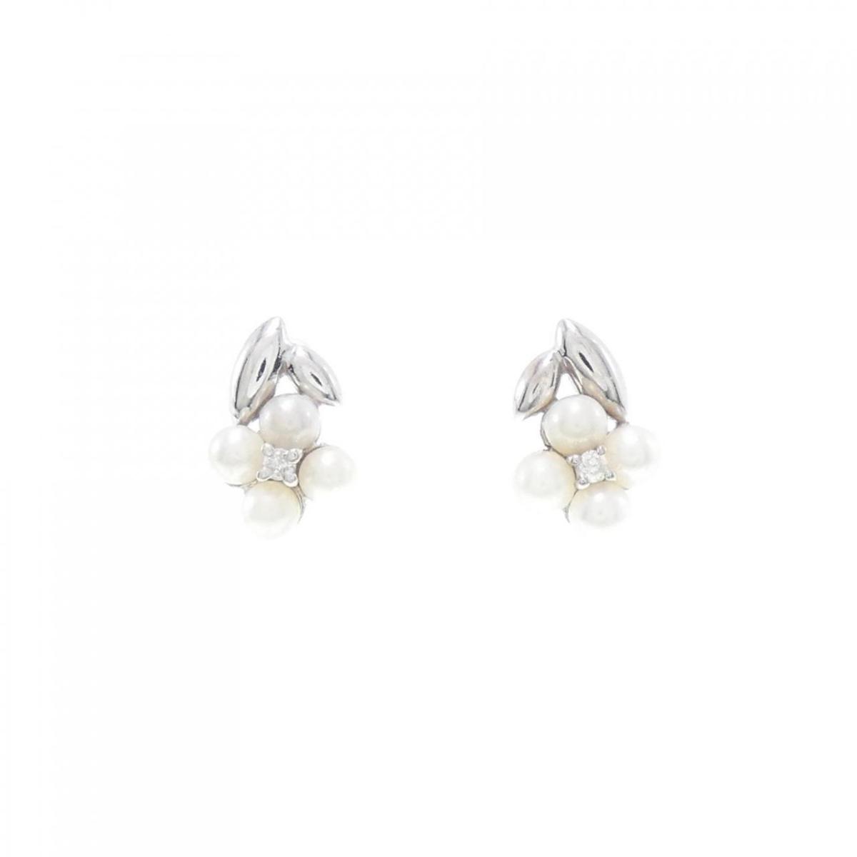 あこやパール　ロングピアス　アーカー　AHKAH AHKAH ロングピアス ララパール アーカー アコヤパールK18YG