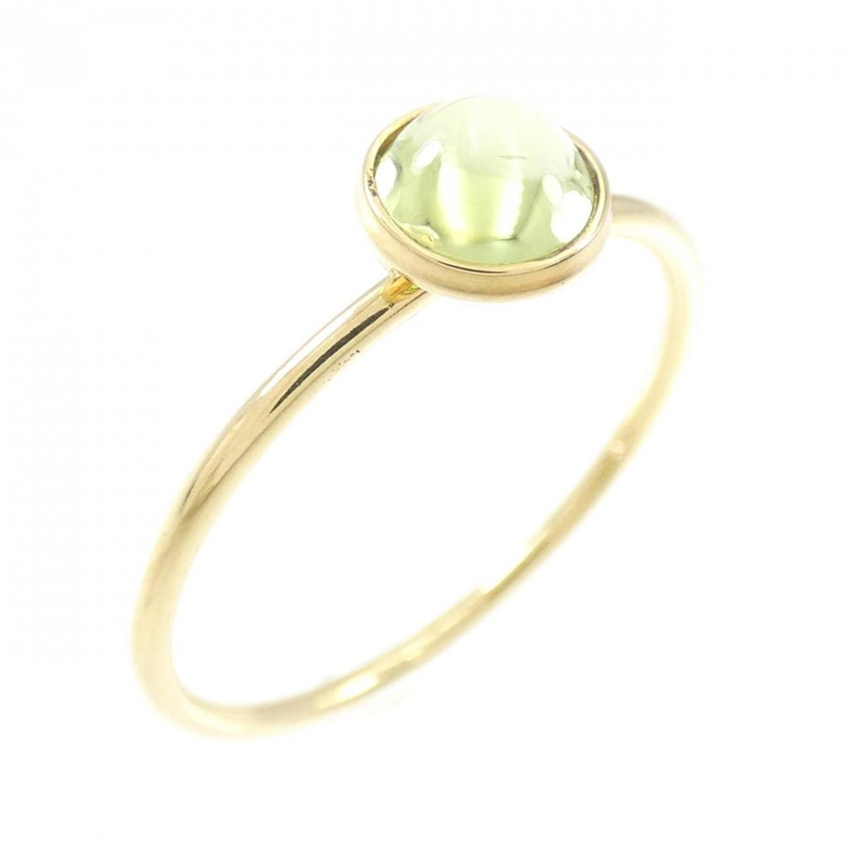 楽天市場】リング パロットクリソベリル 計2.30ct 14号 18金イエロー