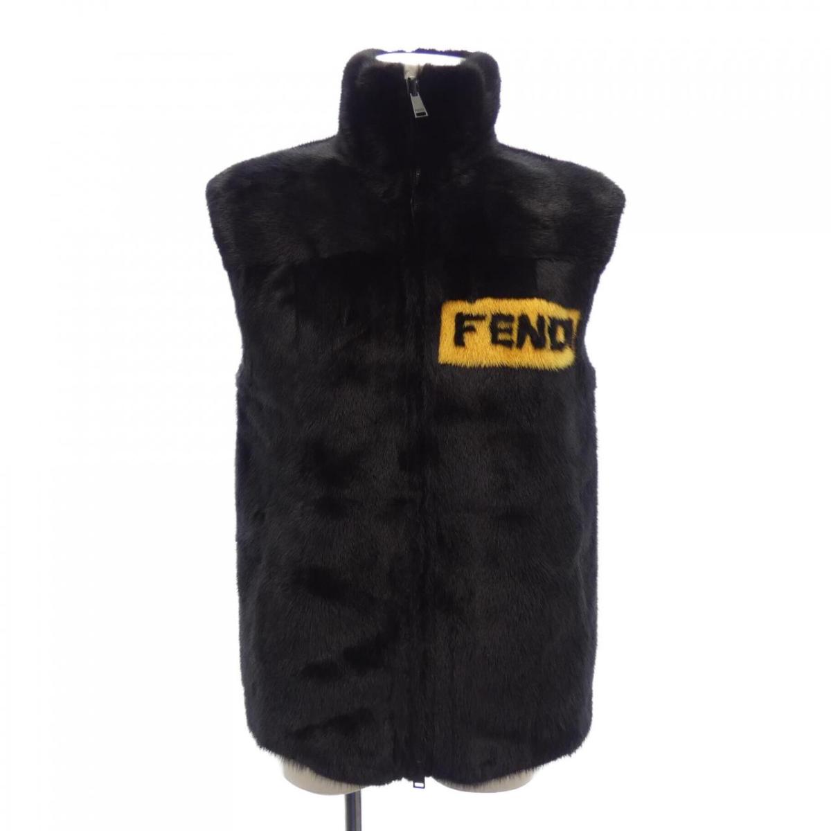 楽天市場】フェンディ FENDI ズッカ柄 ニット ベスト サイズ 40
