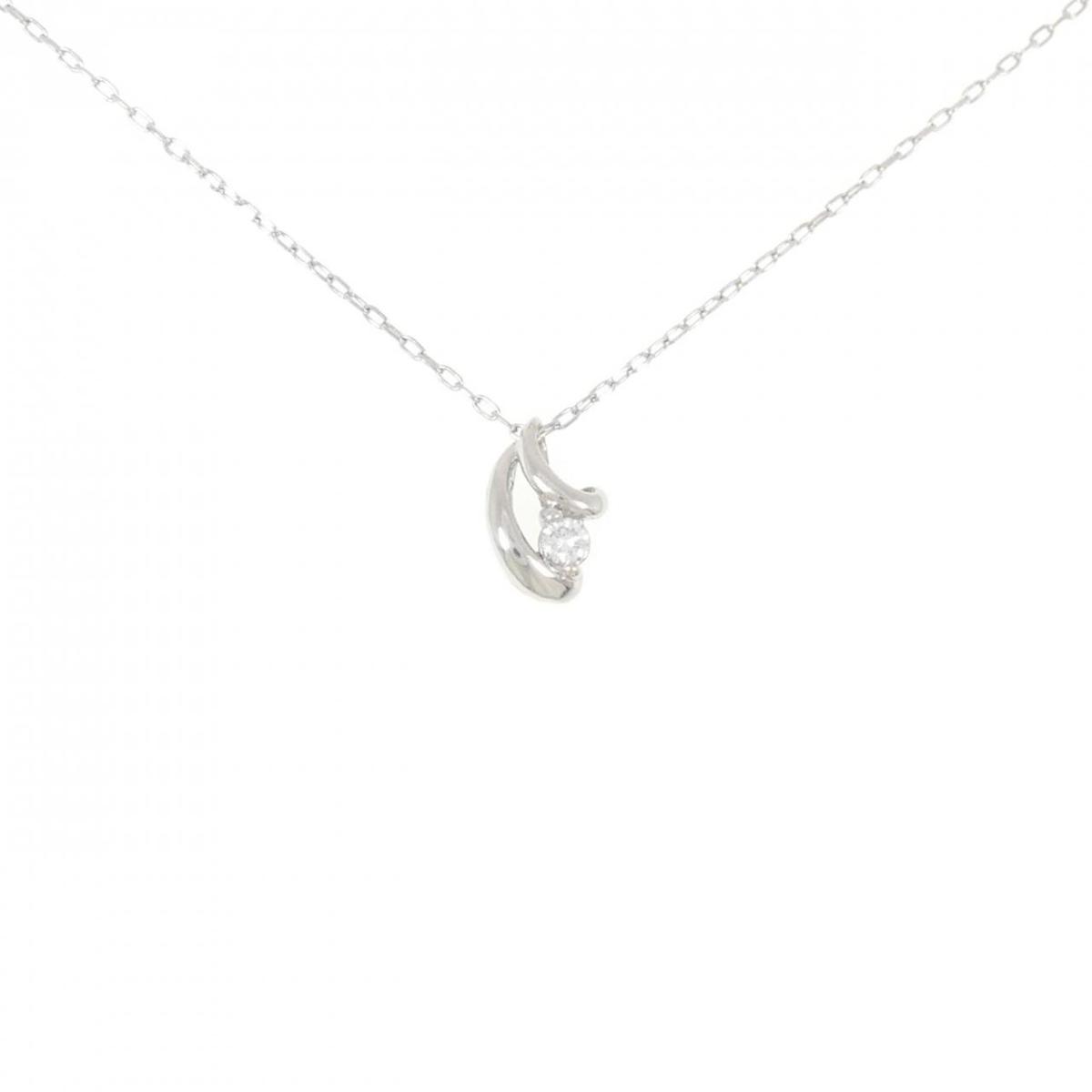 【KOMEHYO】 PT ダイヤモンド ネックレス 0.07CT【中古】 【コメ兵】