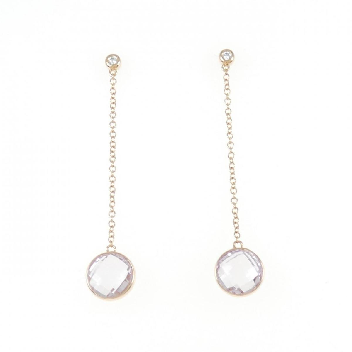 K18PG アメジスト ピアス【中古】|KOMEHYO ONLINESTORE 店