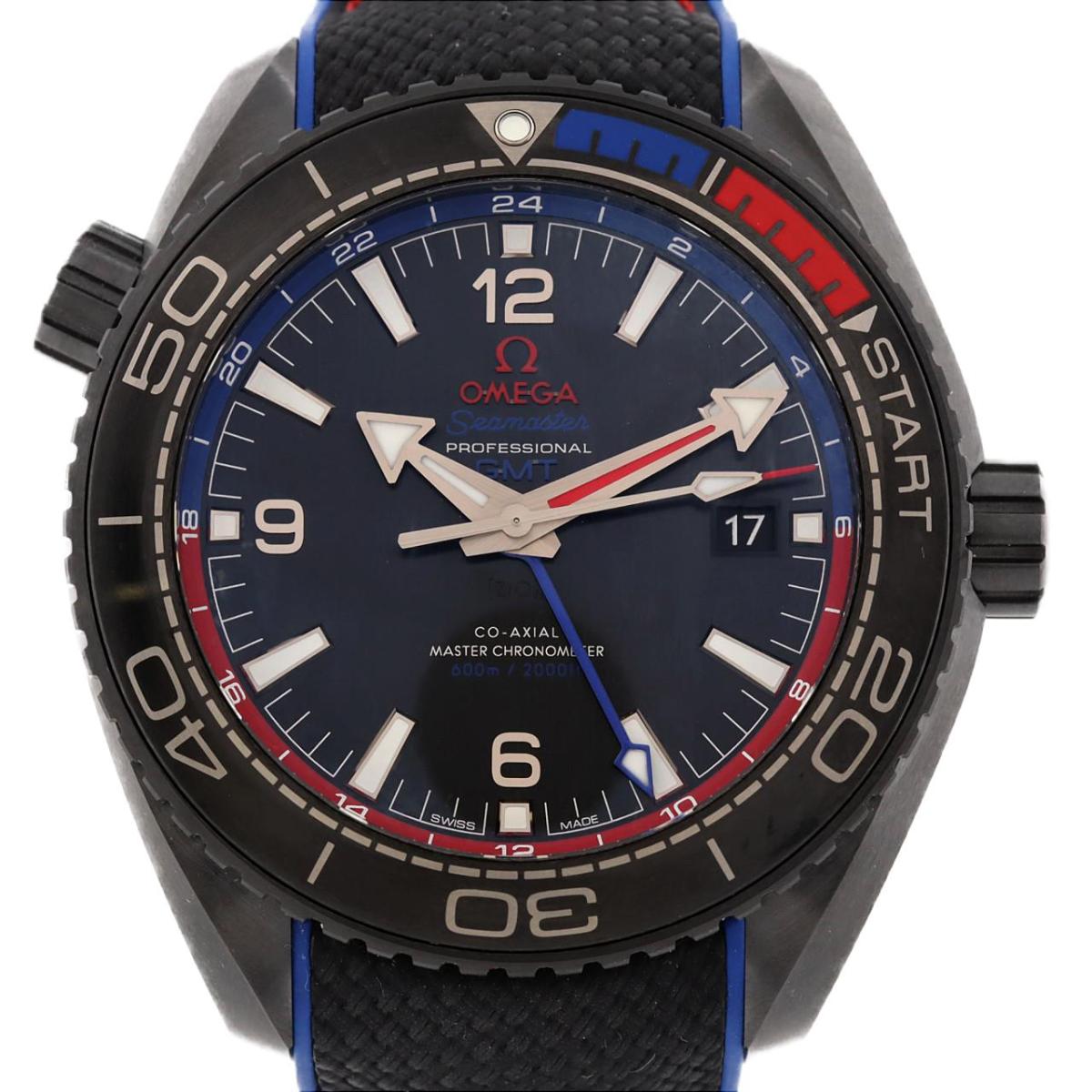 【新品】オメガ シーマスタープラネットオーシャンGMT･ETNZディープブラック 215.92.46.22.01.004 セラミック 自動巻【新品】