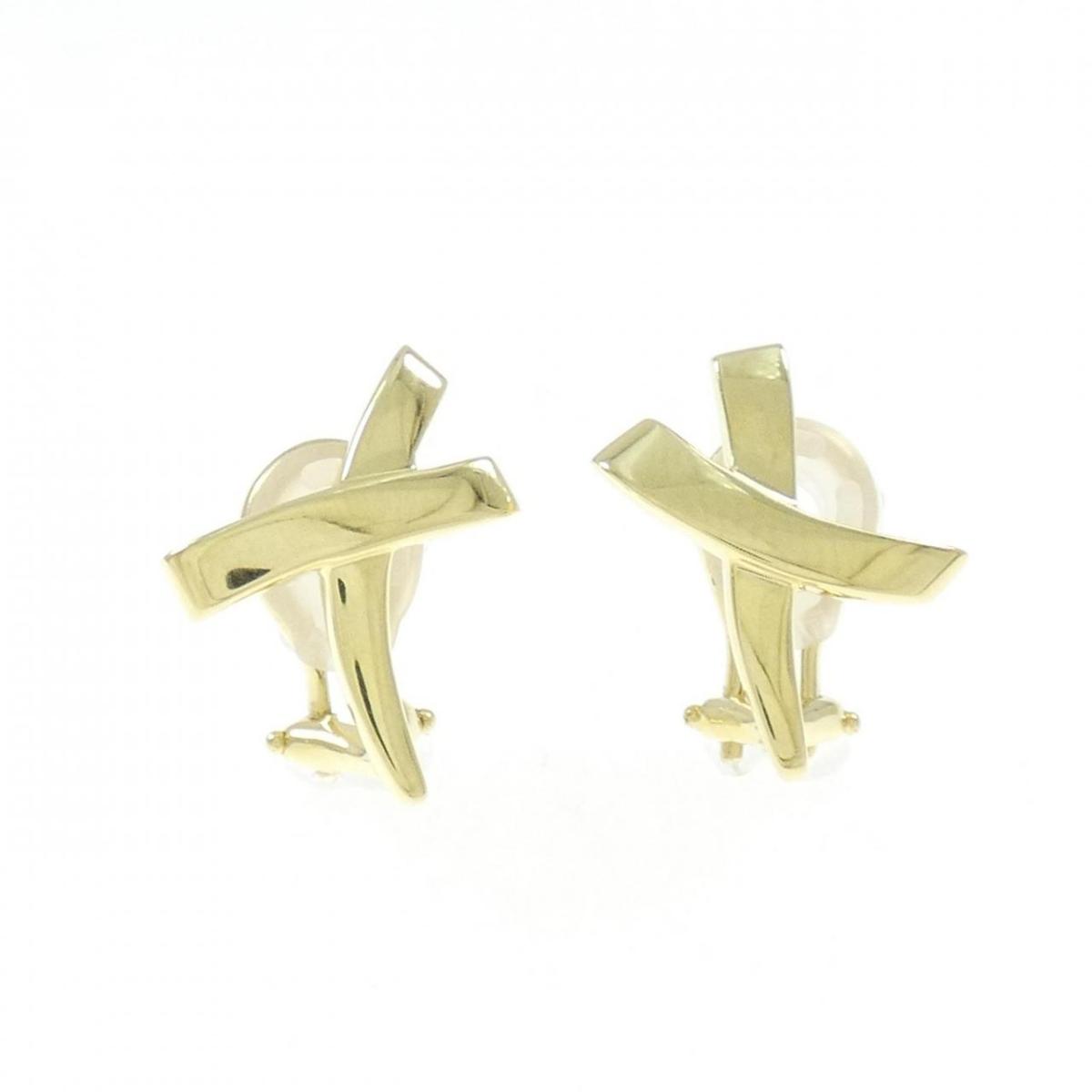 ☆美品☆【TIFFANY&Co.】キス　クロス　ピアス　2067 Tiffany & Co. - ティファニー Tiffany & Co. ピアス キス X