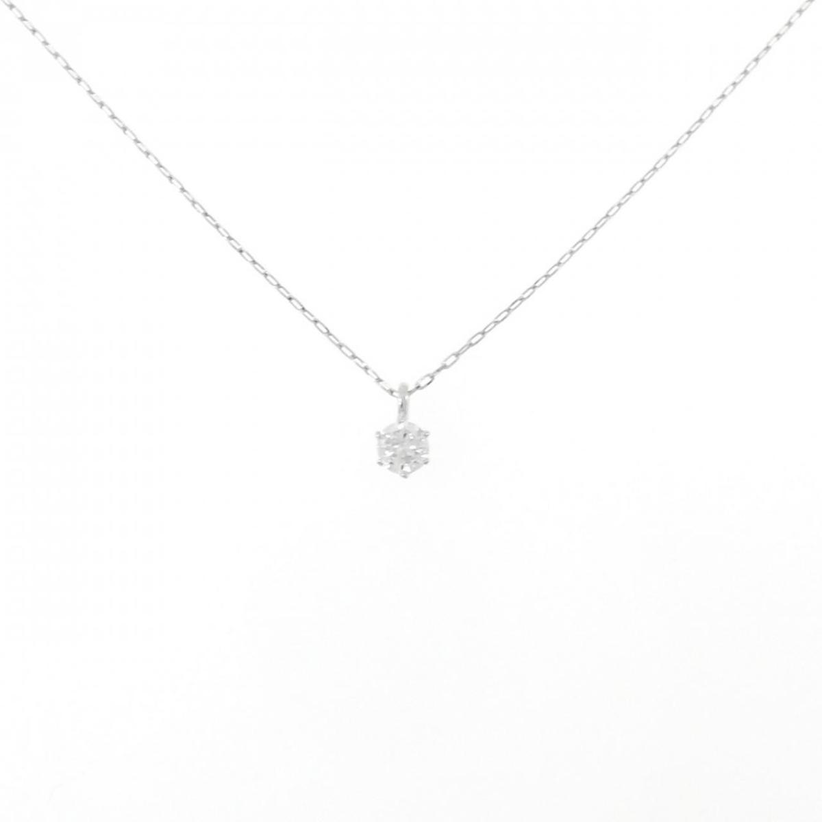 【KOMEHYO】 【リメイク】PT ソリティア ダイヤモンド ネックレス 0.10CT【中古】 【コメ兵】｜KOMEHYO ONLINESTORE 店 20,995円