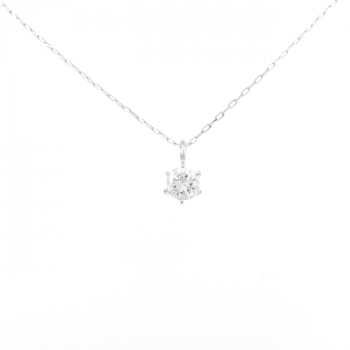 【KOMEHYO】 【リメイク】PT ダイヤモンド ネックレス 0.20CT【中古】 【コメ兵】
