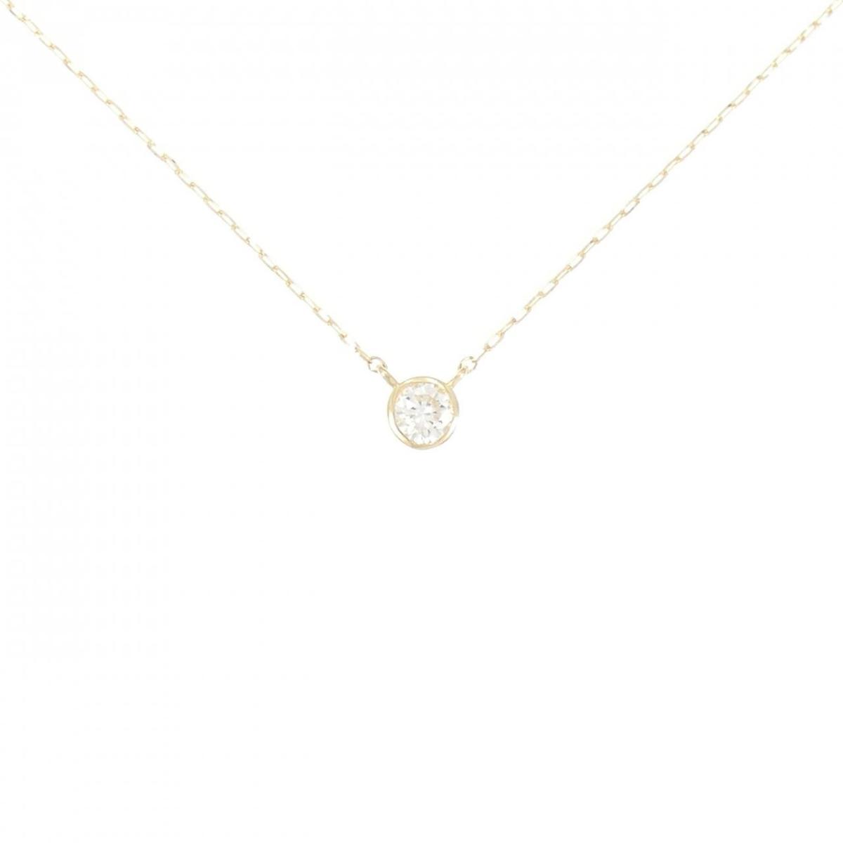 【KOMEHYO】 【リメイク】K18YG ソリティア ダイヤモンド ネックレス 0.10CT【中古】 【コメ兵】|KOMEHYO ONLINESTORE 店