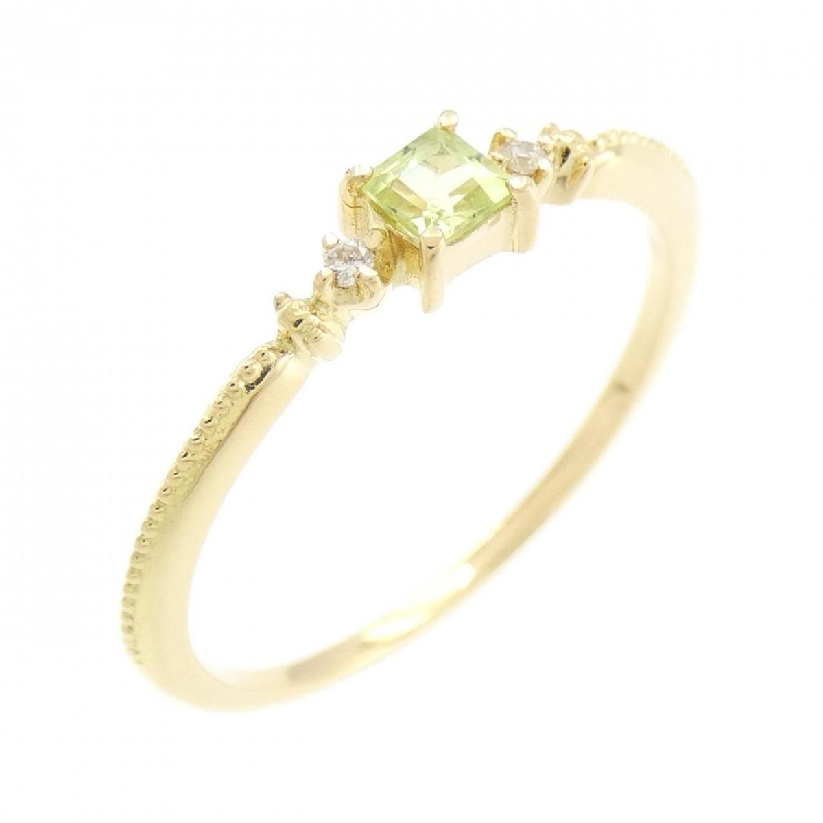 楽天市場】リング パロットクリソベリル 計2.30ct 14号 18金イエロー