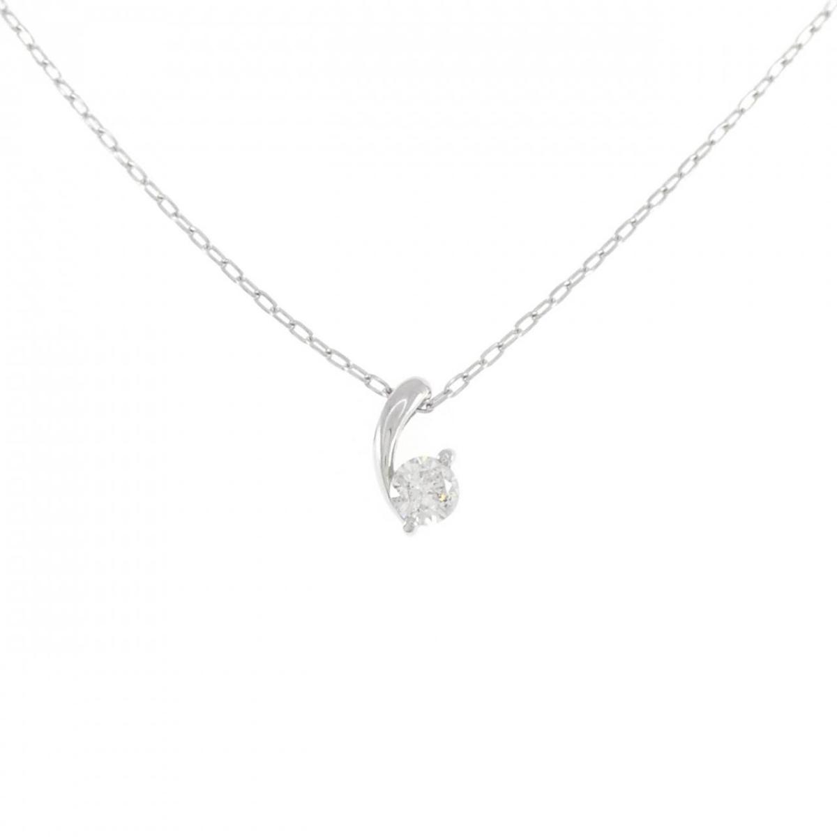 【KOMEHYO】 PT ダイヤモンド ネックレス 0.21CT【中古】 【コメ兵】