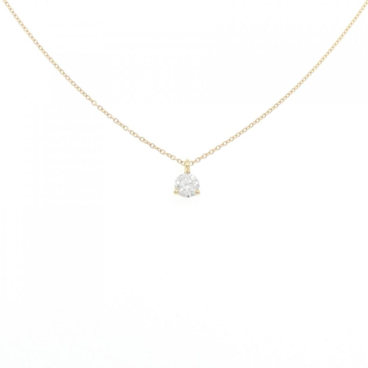 【KOMEHYO】 【リメイク】K18YG ダイヤモンド ネックレス 0.301CT F SI1 VG【中古】 【コメ兵】 81,180円