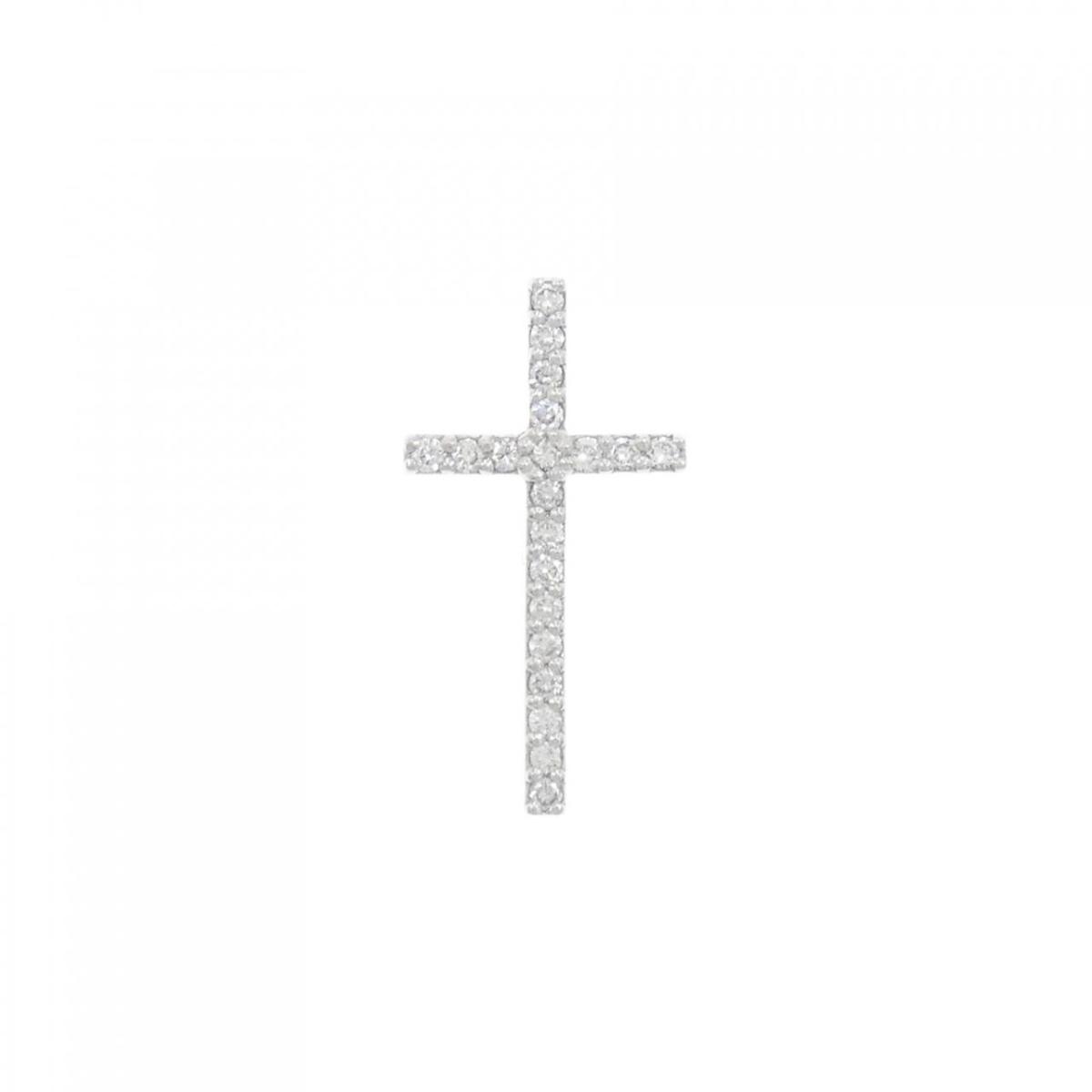 【KOMEHYO】 ビジュードエム クロス ダイヤモンド ピアス 0.25CT 片耳【中古】 【コメ兵】