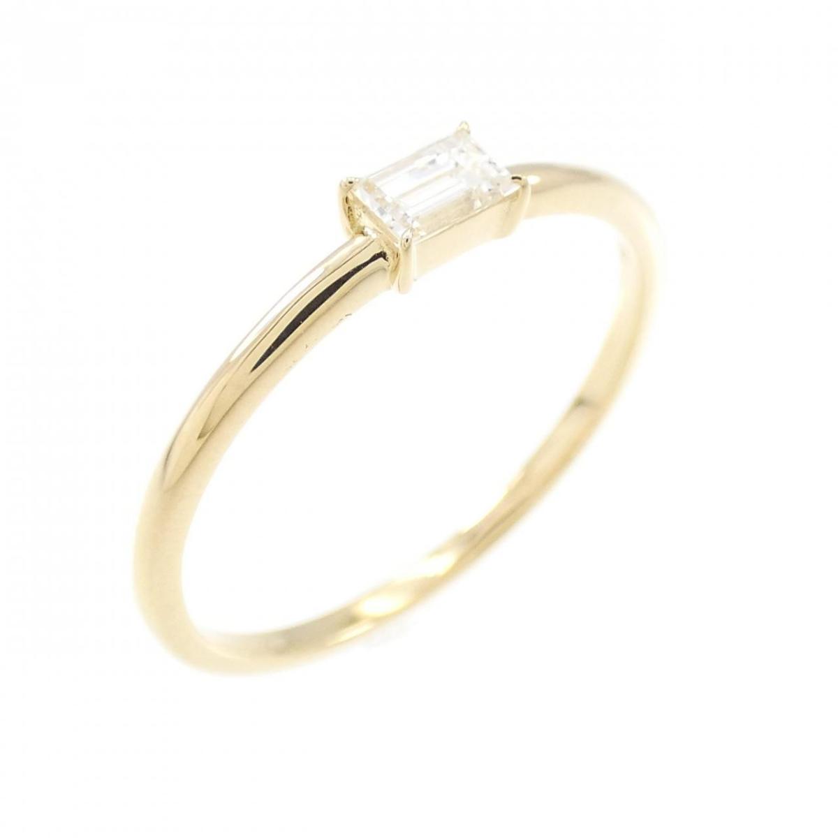 【KOMEHYO】 【リメイク】K18YG ダイヤモンド リング 0.10CT【中古】 【コメ兵】