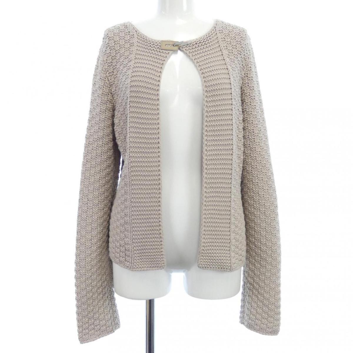 【Rakuten Fashion THE SALE】☆FABIANA FILIPPI/ファビアナフィリッピ☆スウェード切替カーディガン/ニット/カーディガン/ロング/カジュアル/長袖 グレー レディース 42/S【中古】秋冬 800142 Rakuten Fashion THE SALE】☆FABIANA FILIPPI/ファビアナ