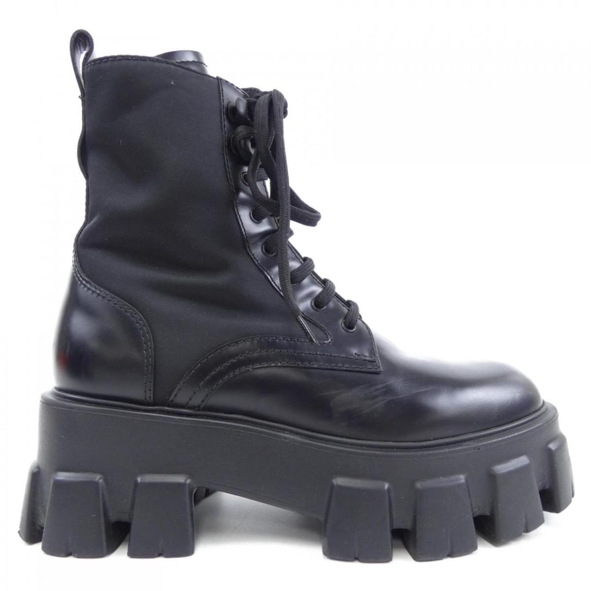 楽天市場】PRADA プラダ モノリス コンバットブーツ Re-Nylon