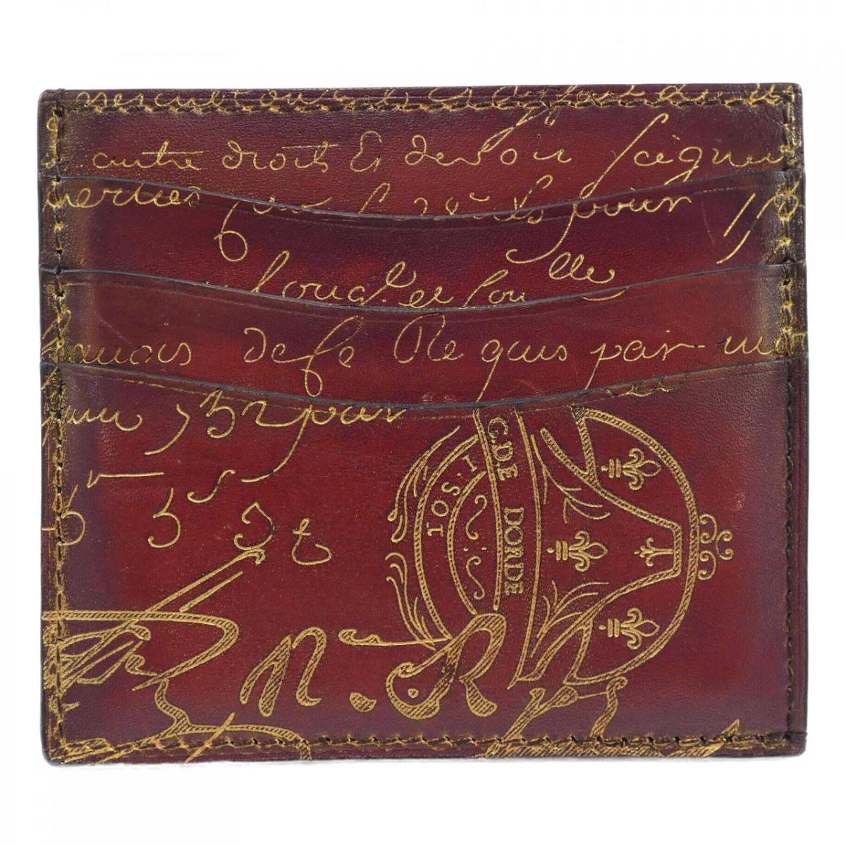 【新品・未使用・美品】ベルルッティ インブイア カリグラフィ カードホル 新品・未使用・美品】ベルルッティ インブイア カリグラフィ
