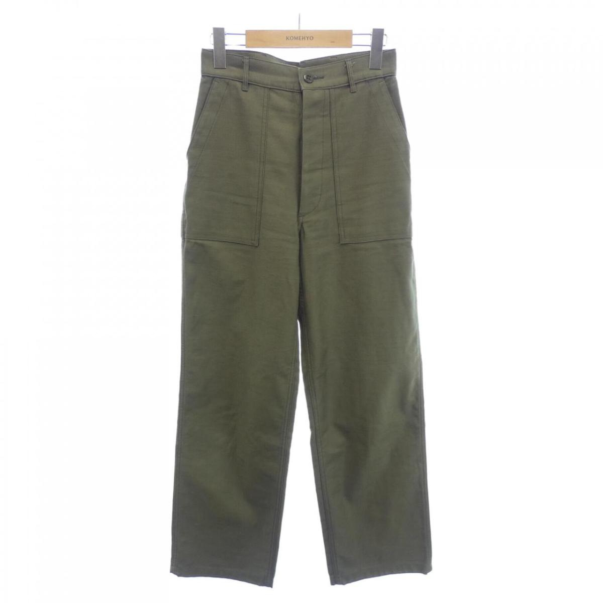 【美品】HYKE ベイカーパンツ XX-LARGE BACK SATIN BAKER PANTS-バックサテンベイカーパンツ-HYKE