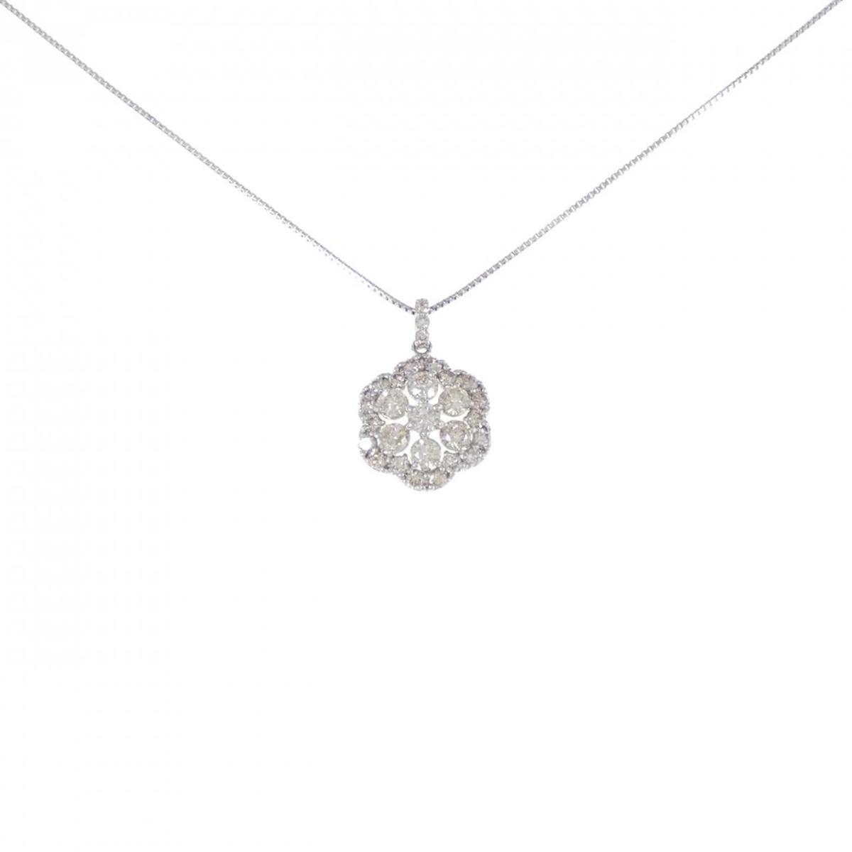 【新品】PT ダイヤモンド ネックレス 0.70CT【新品】