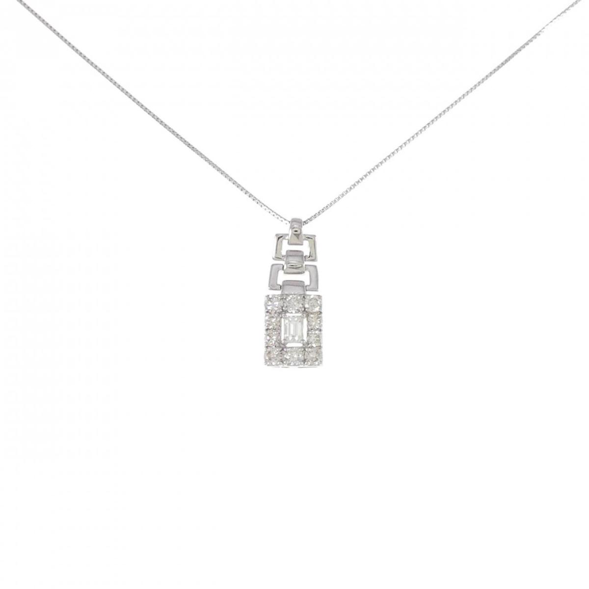 【新品】PT ダイヤモンド ネックレス 0.55CT【新品】