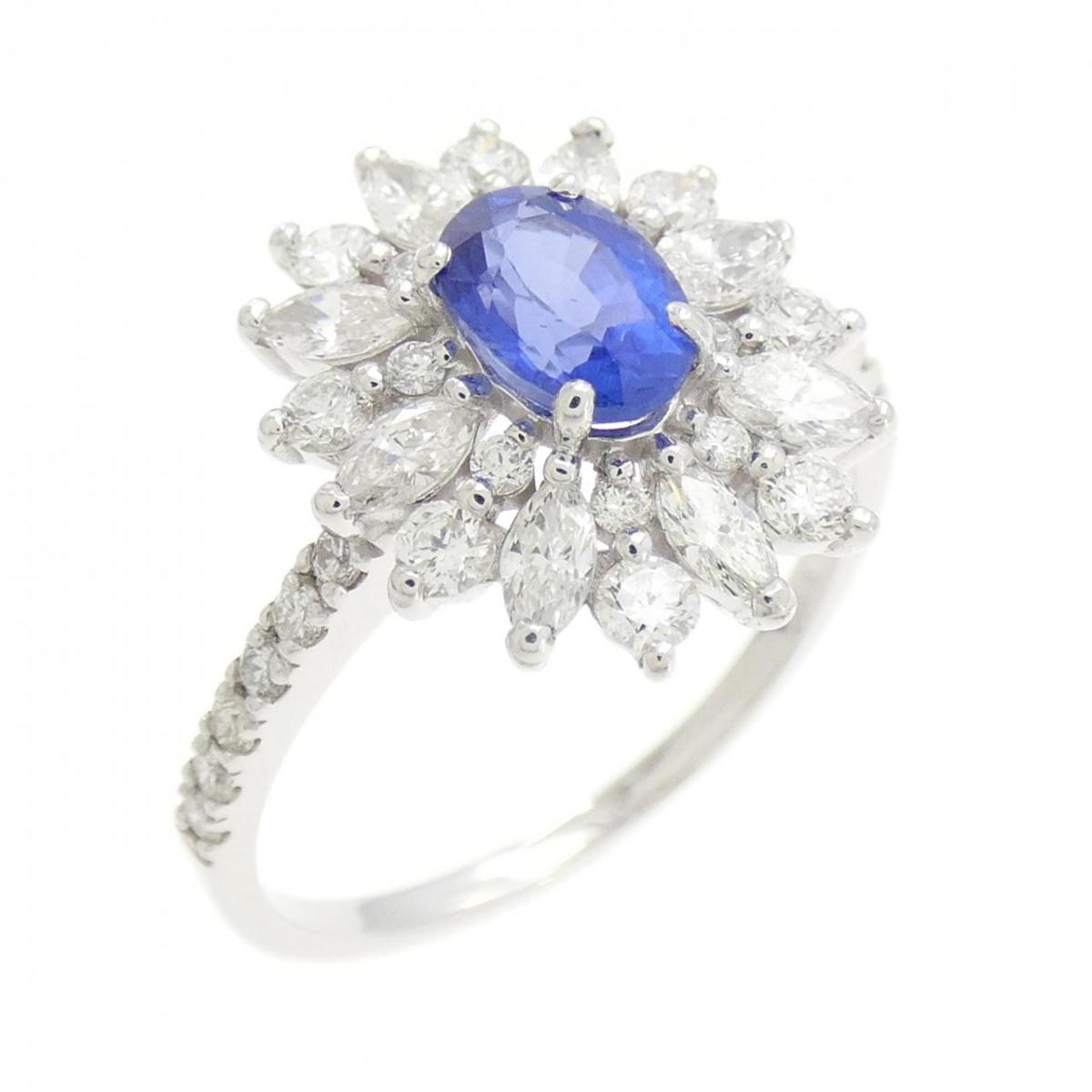 【KOMEHYO】 【新品】K18WG サファイヤ リング 0.58CT【新品】 【コメ兵】