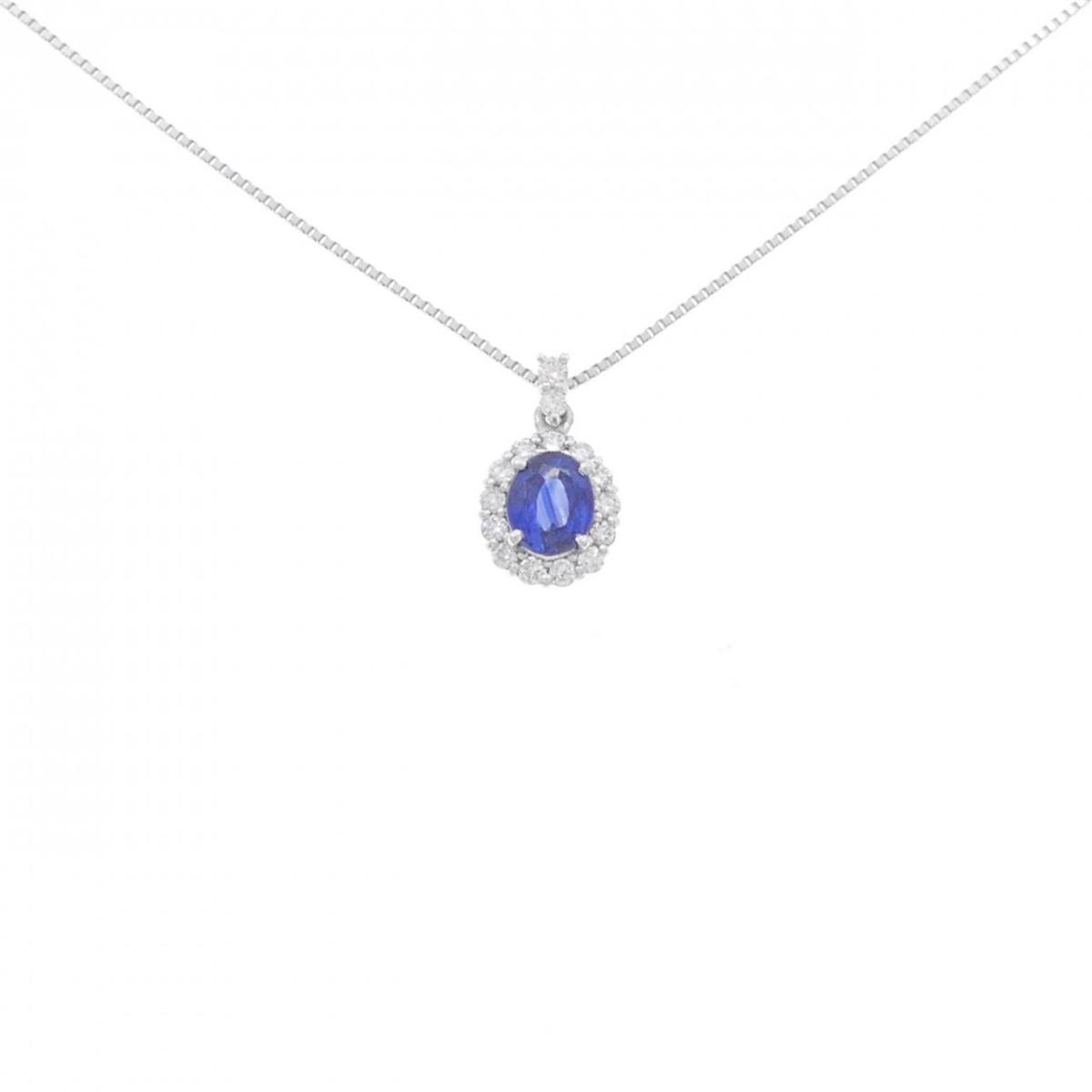 【KOMEHYO】 【新品】PT サファイヤ ネックレス 0.47CT【新品】 【コメ兵】