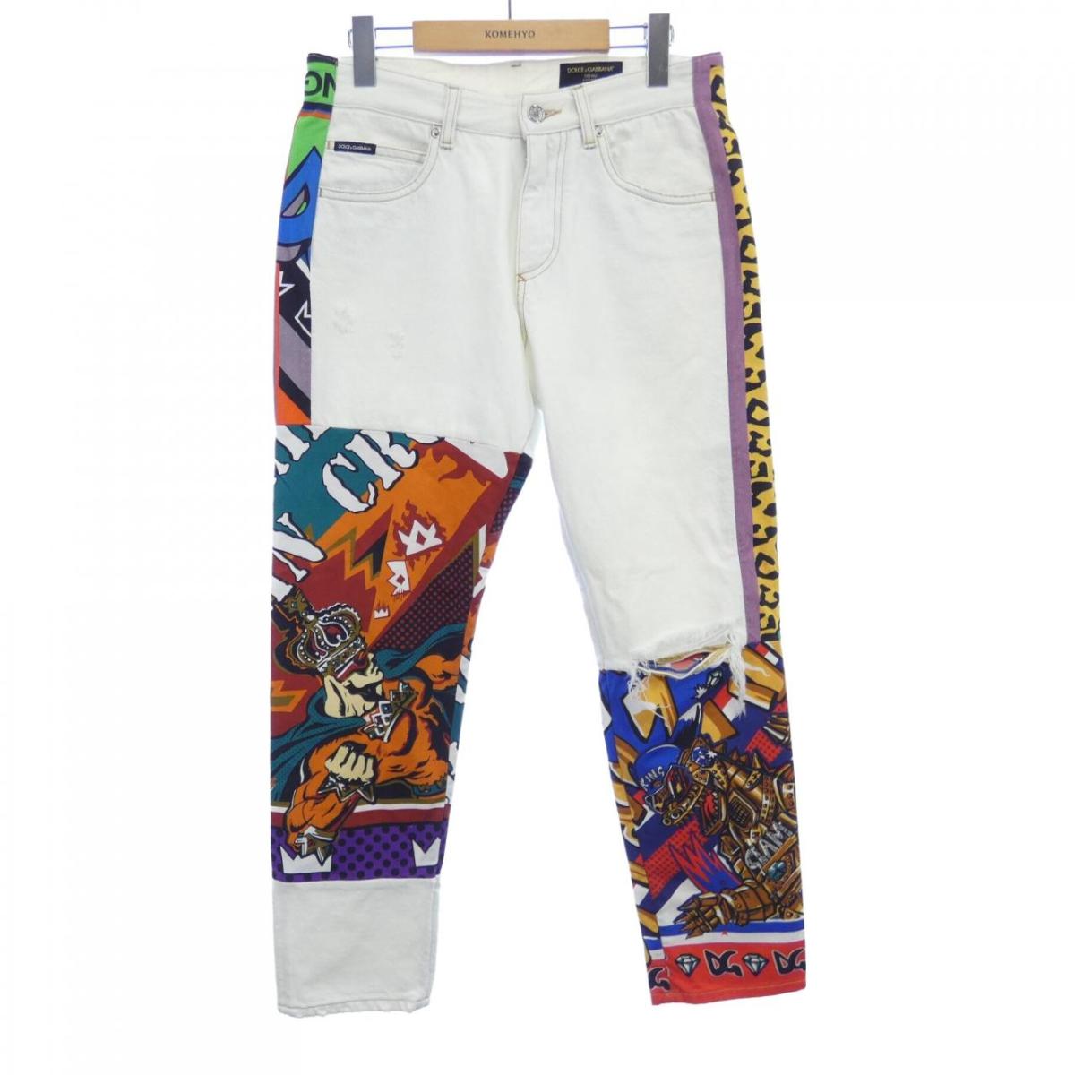 ドルガバD&G ドルチェアンドガッパーナ ストレートパンツ チノパン 46 ドルガバD&G ドルチェアンドガッパーナ ストレートパンツ