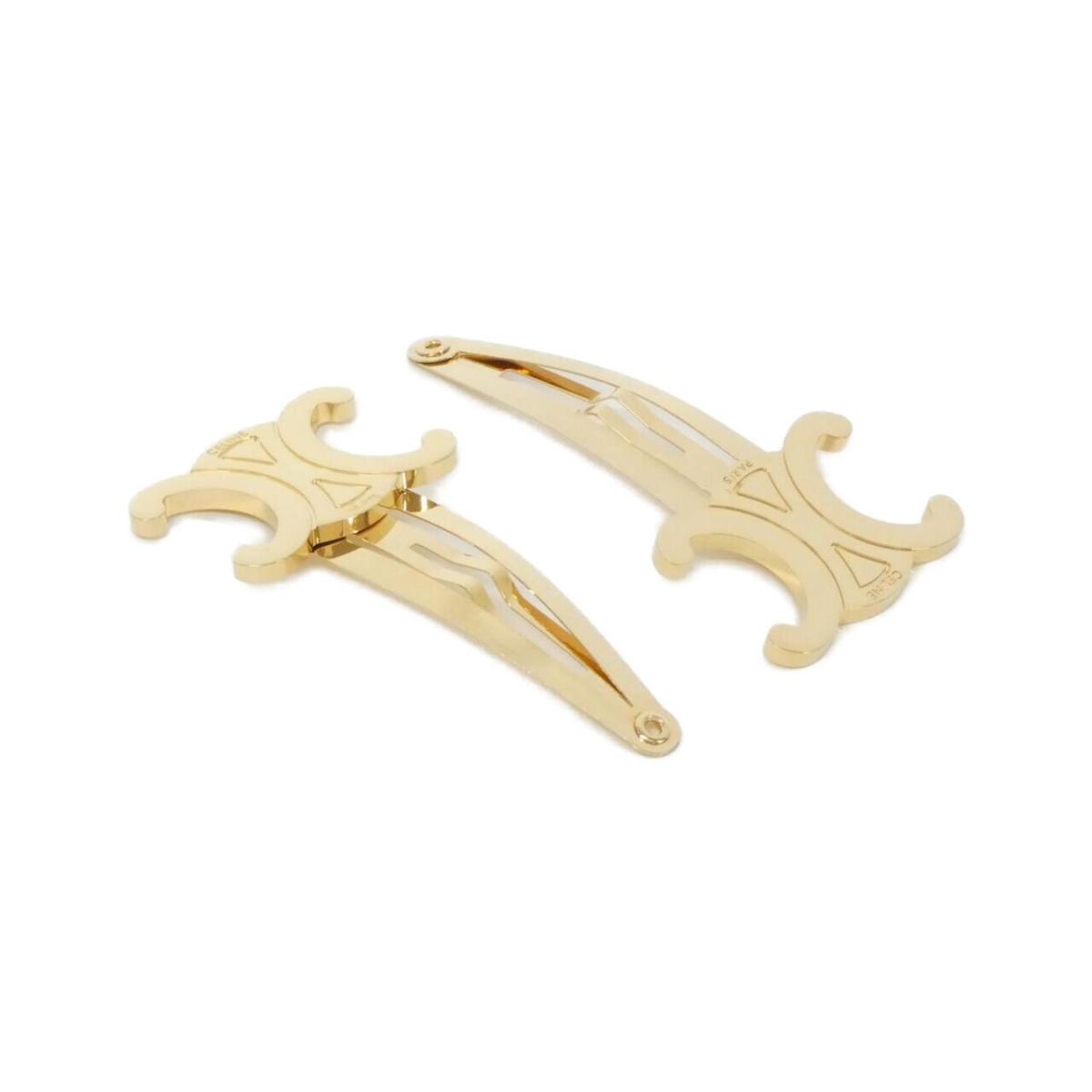 楽天市場】CELINE セリーヌ ヘアクリップ Large Snap Hair Clip