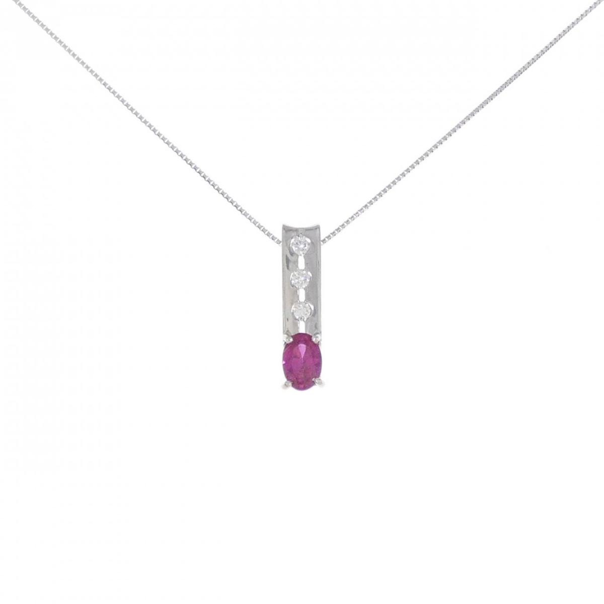 PT ルビー ネックレス 0.56CT【中古】｜KOMEHYO ONLINESTORE 店