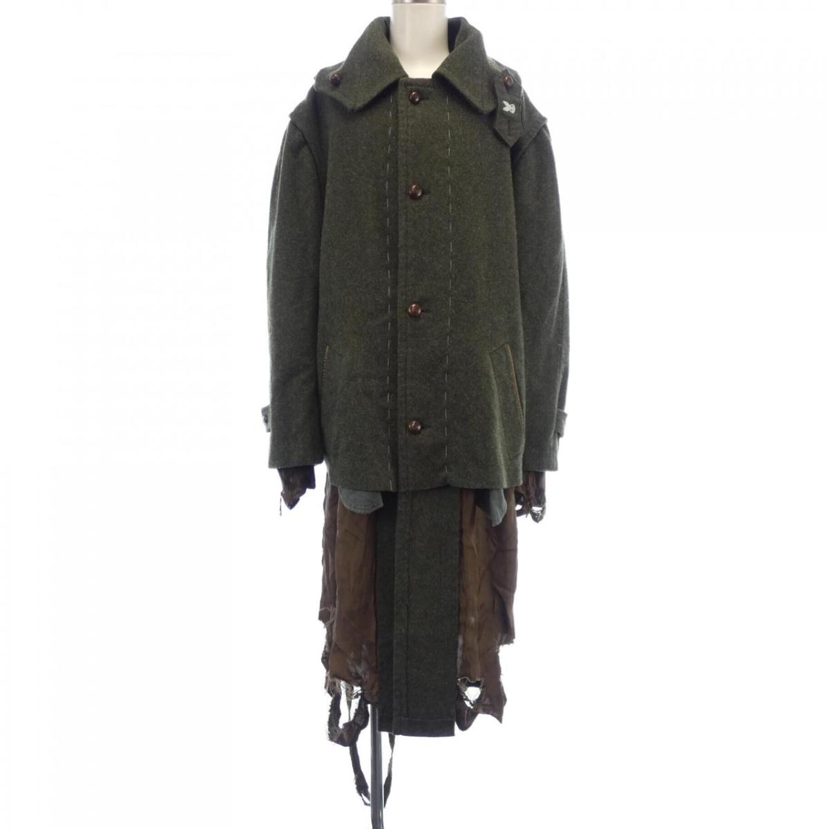 Maison Margiela RECYCLED COATコートマルジェラ Maison Margiela RECYCLED COATマルジェラ ブラック - メルカリ
