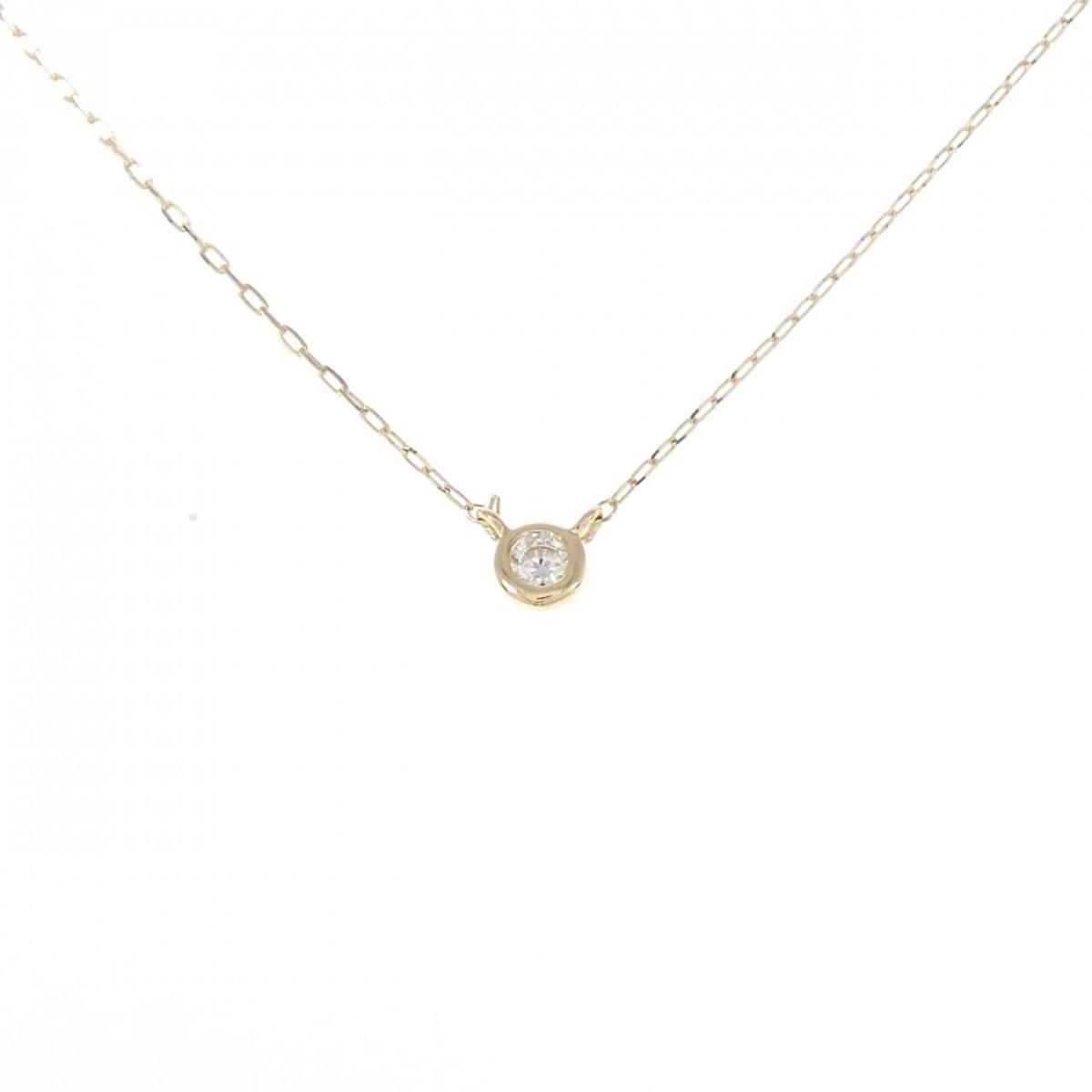 【KOMEHYO】 【リメイク】K18YG ダイヤモンド ネックレス 0.05CT【中古】 【コメ兵】 20,412円
