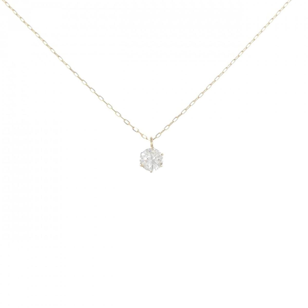 【KOMEHYO】 【リメイク】K18YG ソリティア ダイヤモンド ネックレス 0.15CT【中古】 【コメ兵】 28,899円