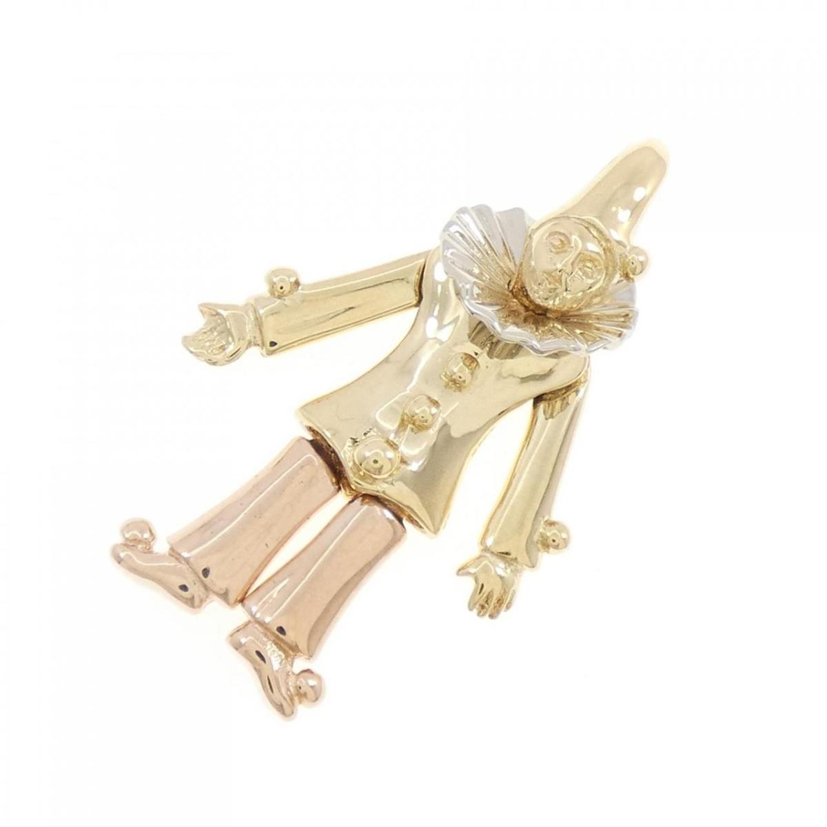 美品　UNOAERRE ウノアエレ　18K リボンチャーム UNOAERRE 正規品 ショッパー付き ウノアエレ 18金 ゴールド