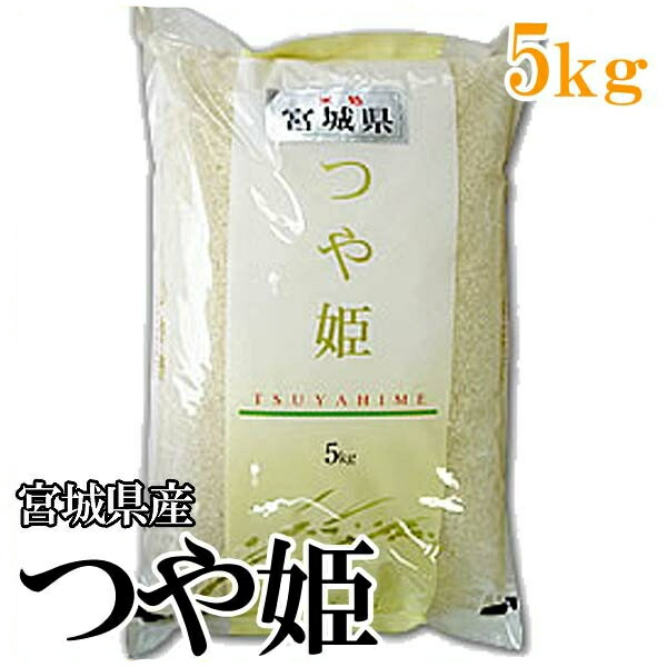 【令和6年産】白米 米 送料無料 宮城県産 つや姫 5kg  お米 精米 コメ こめ ご飯 ごはん 宮城県産つや姫【TD】【米TKR】【メーカー直送品】