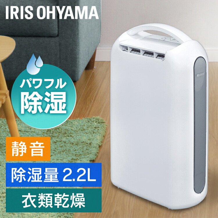 除湿機 除湿器 アイリスオーヤマ 小型 静音 衣類乾燥 デシカント式 乾燥機 デシカント コンパクト 省エネ 衣類乾燥機 アイリス 衣類乾燥除湿器 送風 洗濯物 速乾 除湿 洋服 1年中 部屋干し グレー 室内干し 花粉対策 KIJD-H202S