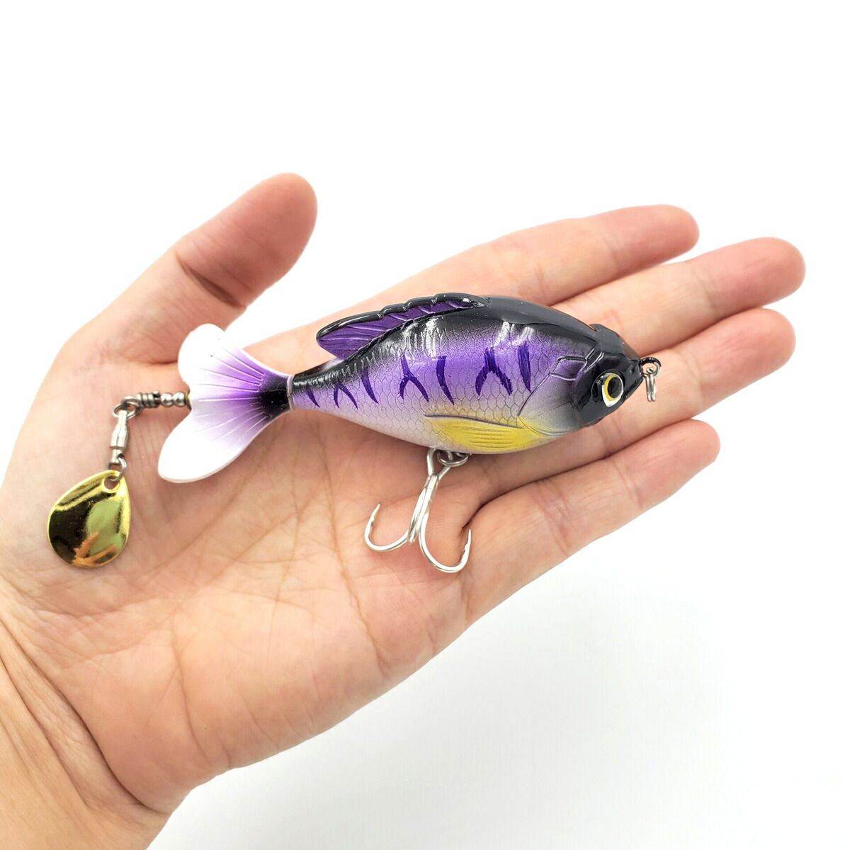 楽天市場 トップウォーター ハードベイトルアー フローティングルアー 9 5cm 16 5g ウォブル タックル 回転テール付 海釣り バス釣り シーバス ヒラメ スズキ対応 未来くらしショップ