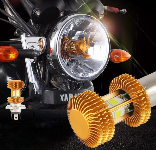 楽天市場 ヘッドライト H4 Hi Lo切替 6000k ホワイト Ip65 Dc12v 80v バイク用 直流 Led ヘッドライト 2400lm ホワイト バイク用 白 Ledヘッドライト 4面発光 高輝度 ハロゲンバルブの交換 Ledバルブ バイク用ヘッドライト 長寿命 未来くらしショップ