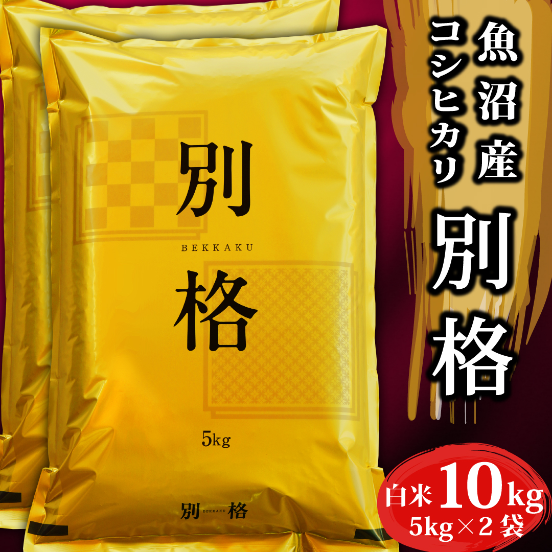 米お米コシヒカリ新潟魚沼新潟県魚沼産コシヒカリ「別格」白米10kg送料無料令和5年産新米有機質肥料栽培米｜米おこめお米10kg白米送料無料