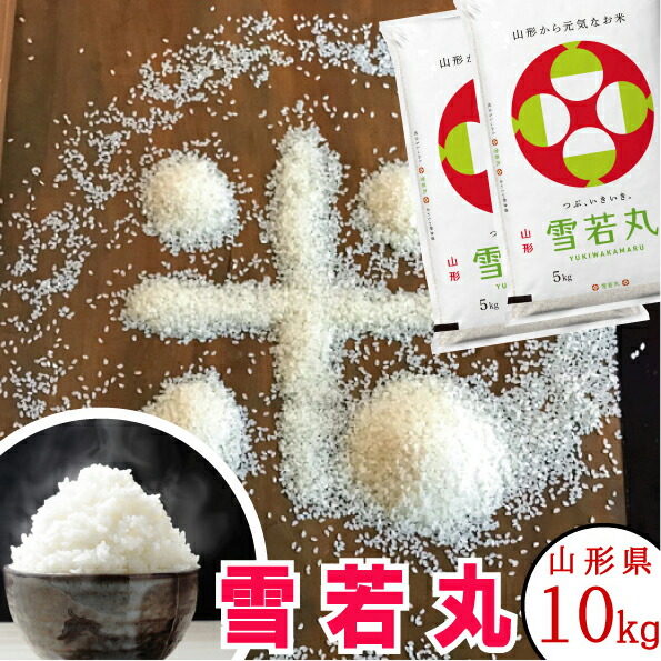 山形県産 雪若丸 令和6年産 特Ａ/一等米 10kg(5kgX2個) 【送料無料】【あす楽】 お歳暮 ギフト お中元 米 贈答 おいしい お米