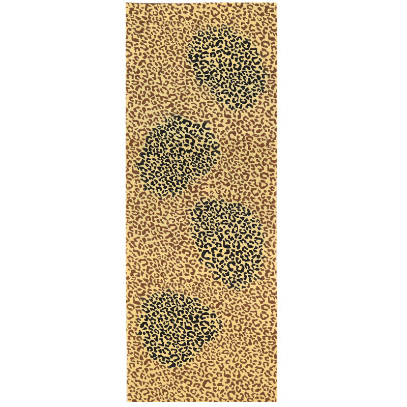 いろは ヒョウ柄手ぬぐい