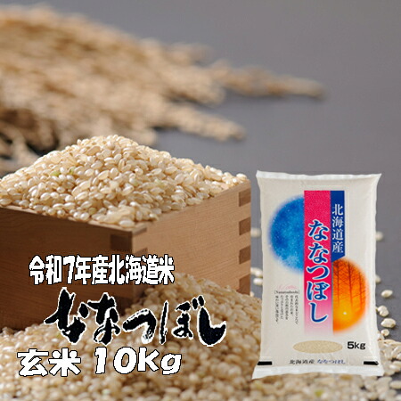 令和７年産　玄米　１０ｋｇ　ななつぼし ５ｋｇ×２　北海道　送料無料