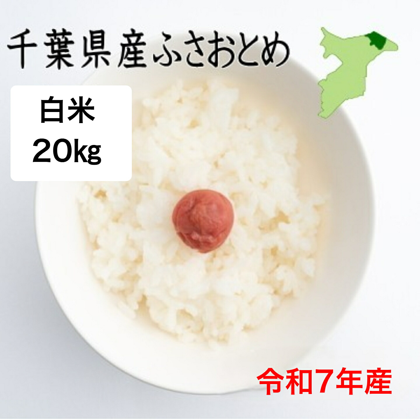 【特価】令和7年産　千葉県産ふさおとめ　白米20ｋg（内容量変更しました）　送料無料　ツヤツヤ　産地直送 小分け無料｜米屋　たかぎ