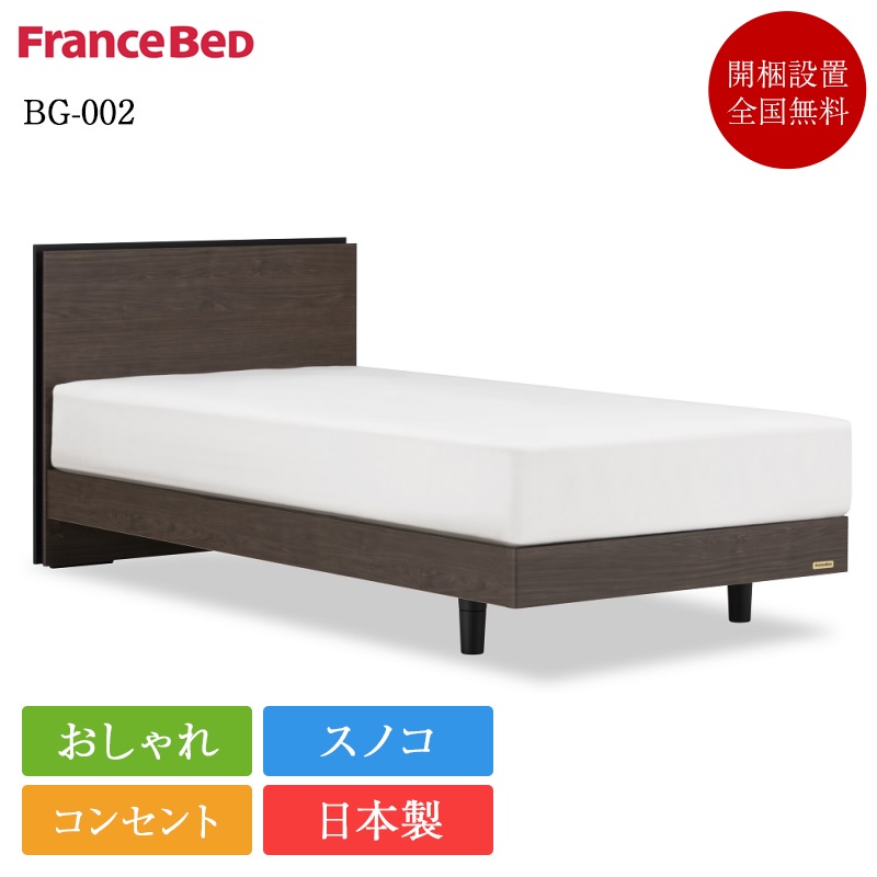定め事品 フランスベッド 寝台ひな形 ダブル BG-002 脚付き添い人 | 寝台 ダブル寝台 ダブルベッドフレーム ダブルひな形 ひな形 ひな形のみ 日本製 国産 スノコ 高さ合わせる 高さ調節する 棚付き添い人 差し込み付き添い人 bg-002 今めかしい