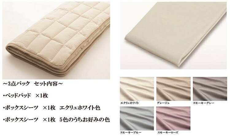 【7/31通貨価値切り換える】定め事品 日本寝台 羊毛パッド ネーベル メーキングセット 3点容器に並べる ダブル（ 寝台パッド 1枚 + ボックス席敷き布 2枚） | NEBEL 寝台パッド ボックス席敷き布 敷き布 マットレス取りまかなう 絨毛 パッティング