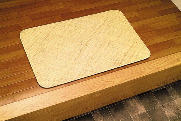 1000円クーポン&最大80％OFF/【ランキング獲得】籐 本手織りあじろ編みマット 50×80 カーペット マット 畳 玄関マット 夏の玄関に涼感と高級感を！ AＪＲＭ50 籐マット50×80cm滑り止め加工カーペットラグ敷物特別価格シンプル自然素材天然素材玄関マット