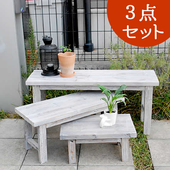 希少品、花台 楽天市場】ホワイト スツール型 フラワースタンド ロータイプ