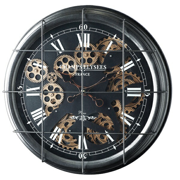 \本日P6倍!300円クーポン/【ランキング獲得】 Gear Clock Bタイプ 置き時計 掛け時計 掛け時計50303 時計 クロック とけい ディスプレイ 壁掛け お洒落 インテリア ギア スケルトン Clock 機能性 モダン 贈り物 歯車 テレワーク リモートワーク ステイホーム 在宅|家具 生活雑貨の くつろぎライフ
