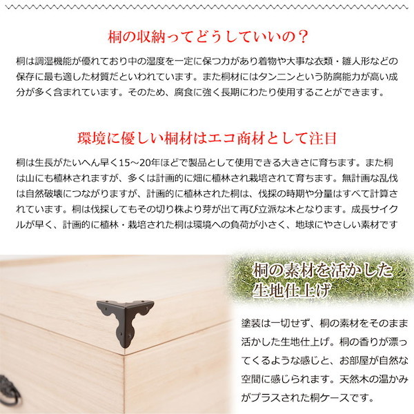 収納家具 送料無料 箪笥 押入れ収納 収納ケース ボックス 総桐押入れ収納ケース 総桐押入れ収納ケース 高さ63 5gb 0019 2段 ポイント7倍 写真アルバム収納 300円引きクーポン進呈中 P7 桐 押入れ 収納ケース 天然木 完成品 タンス 木製 整理 衣類収納 写真アルバム