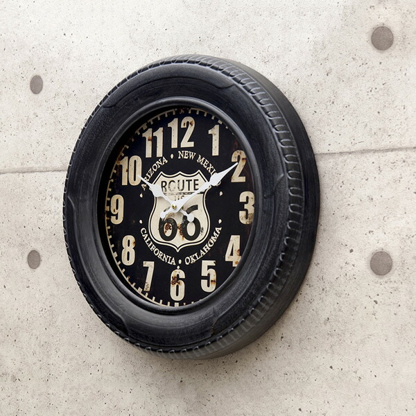 楽天市場】【SS特別価格】ホイールクロック | 時計 壁掛け時計