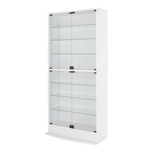 ＼本日P6倍!300円クーポン／コレクションラックワイド ハイタイプ 奥行29cm本体 収納家具 キャビネット コンソールCR-T8329 収納 ラック コレクションラック ワイド シェルフ ディスプレイ 棚 コレクション収納 コレクター お洒落 大容量 本体 シンプル テレワーク｜家具 生活雑貨の くつろぎライフ