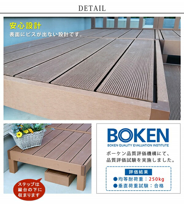 エクステリア ガーデンファニチャー ガーデンファニチャー ウッドデッキ 人工木ウッドデッキ Ecofeel エコフィール 2台pwde 2p 縁台 縁側 Diy キット ウッドテラス Prescriptionpillsonline Is