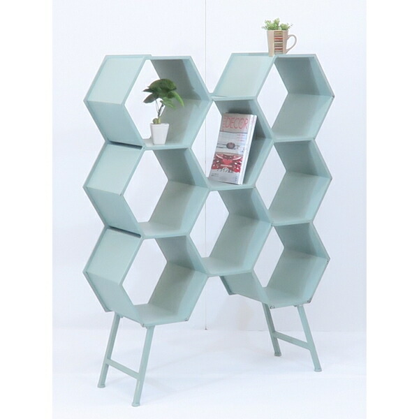 年末のプロモーション特価 マガジンラック シェルフ 収納家具 本棚 ラック カラーボックス 収納 3段 リンネ 蜂の巣をモチーフにしたおしゃれなシェルフ マガジンラック シェルフ Www Onlyheartmade Com