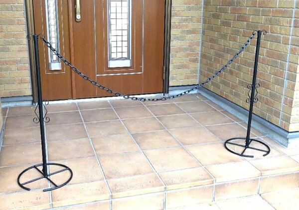 車用品 盗難防止 セキュリティ その他 重なるチェーンスタント 玄関 駐車場 庭 進入禁止 柵 チェーン 敷地明確 防犯 車 防止 Mavipconstrutora Com Br